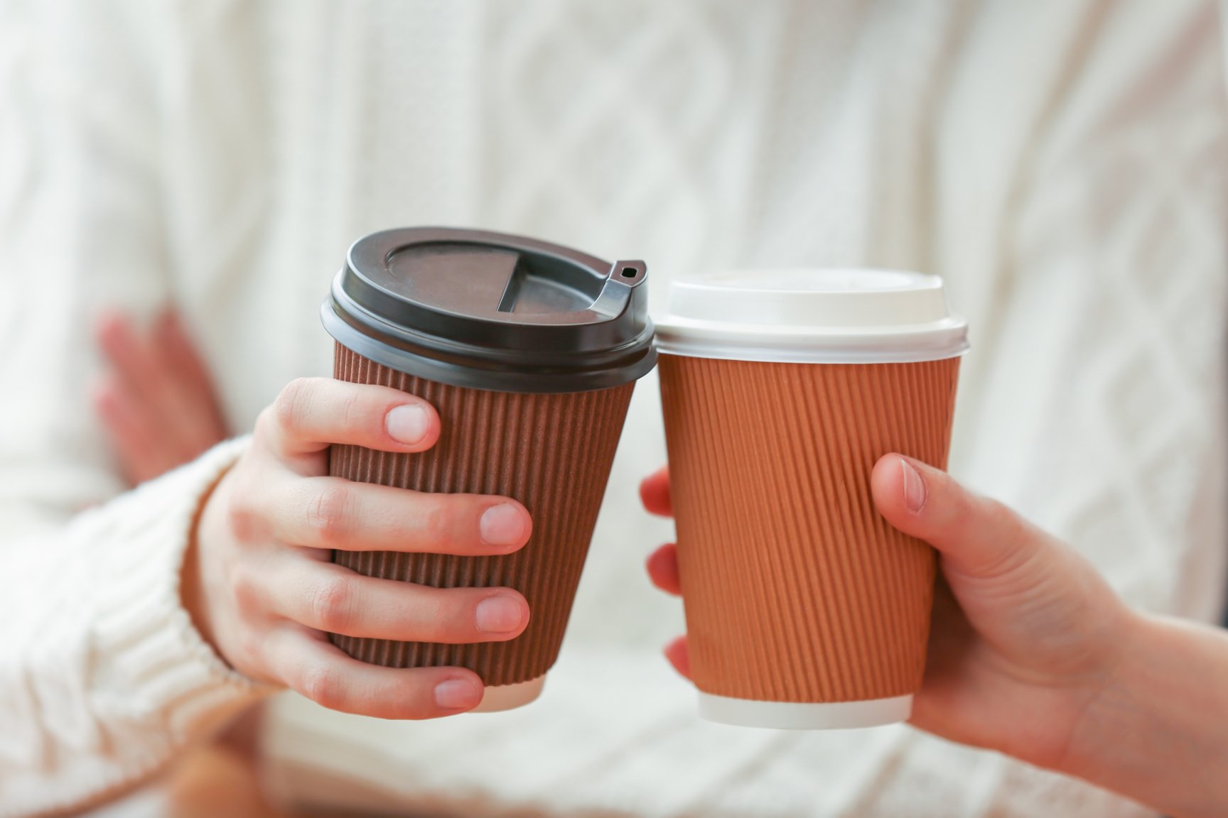 Toasting Takeout Cups of Coffee 